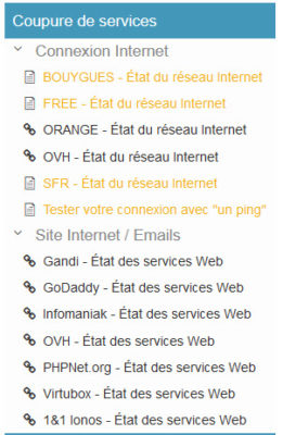 coupure de services coupure de services